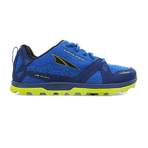 Trailove Topanky Altra LONE PEAK Damske Blue/Lime | 1782-ZYWDP