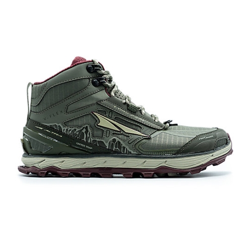 Turisticke Topanky Altra LONE PEAK 4 Damske Olive/Dark Port | 1280-KZDMT