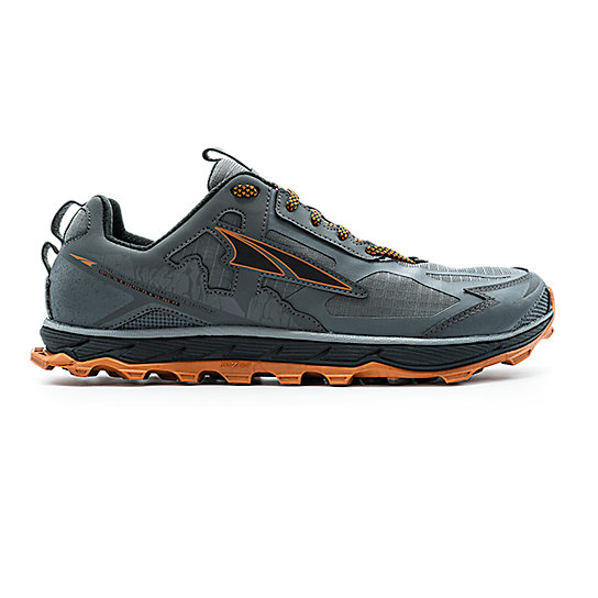 Turisticke Topanky Altra LONE PEAK 4.5 Panske Gray/Orange | 2873-XCQBY
